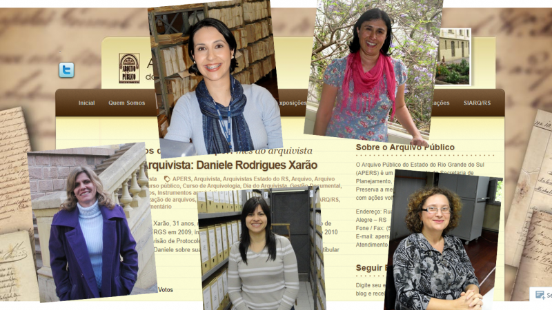 Em sentido horário, da esquerda para a direita: Aerta, Carine, Maria Cristina, Rosani e Daniele.
