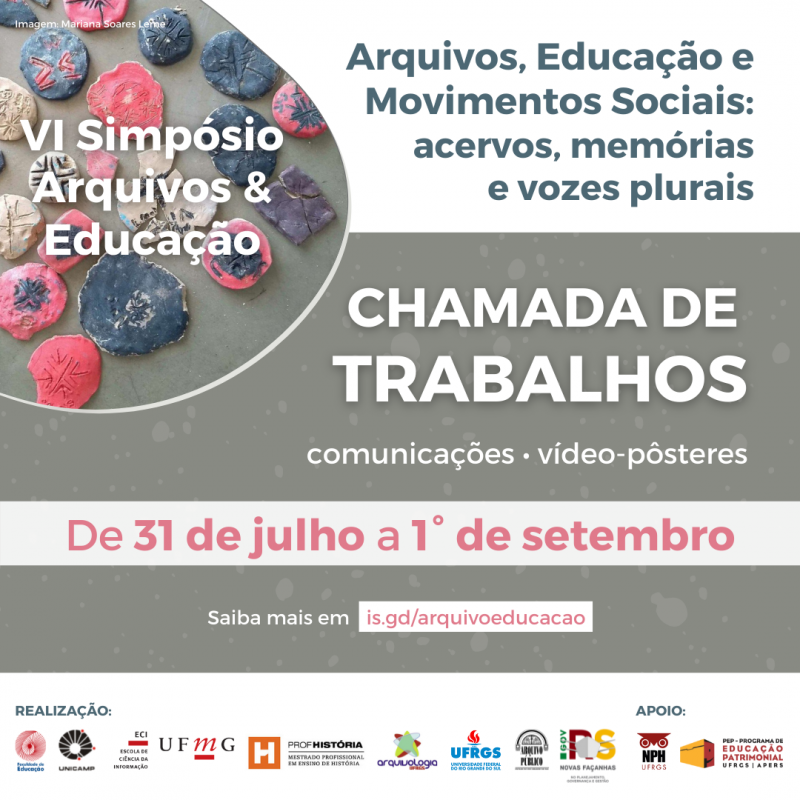 2021 07 30 Card Chamada de Trabalhos VI Simp Arquivos e Educacao