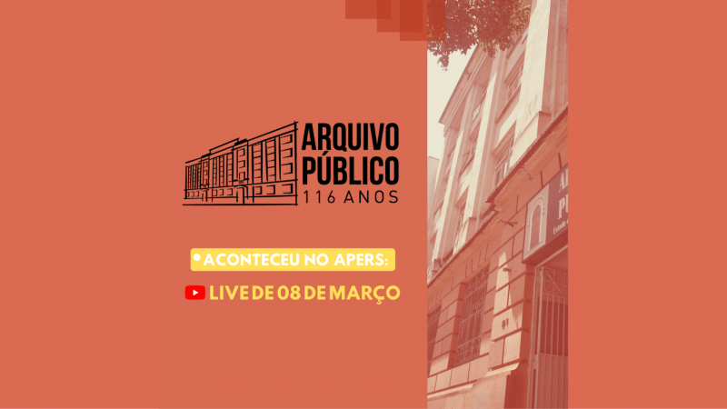 Aconteceu no APERS: primeira tarde de live em comemoração aos 116 anos!