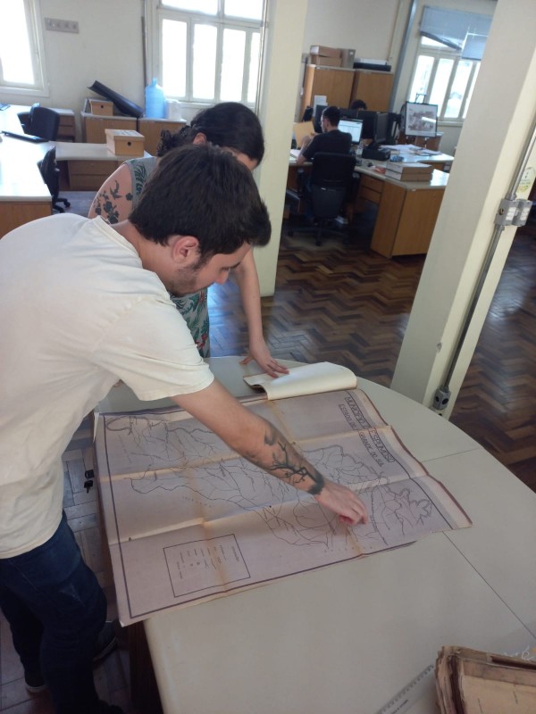 Mapa anexado ao processo