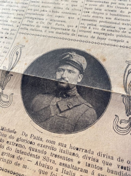 Miguel de Patta, personagem do enredo