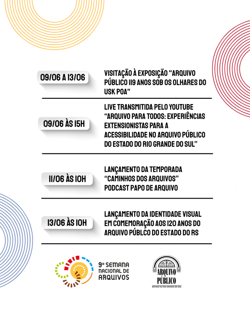 Card da Programação do APERS na 9SNA