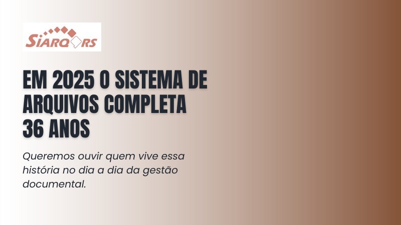 SIARQRS 36 anos