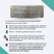 Descrição da imagem:
A imagem apresenta um documento histórico composto por duas partes:

Na parte superior, há um documento manuscrito com caligrafia cursiva. 
Na parte inferior, há um texto digitado que resume os principais argumentos apresentados pelo advogado do teatro em defesa da continuidade do espetáculo Les Girls, censurado em 1966.

Texto presente na imagem:

O advogado trouxe onze pontos de argumentação.
Destacamos aqui alguns deles:

1- Aponta que o Teatro teria um prejuízo que o abalaria, pois os ingressos já estavam vendidos e seu valor foi direcionado a gastos com publicidade

2- Realça o "altíssimo gabarito artístico" da peça

3 e 4- Usa exemplos do mundo onde shows parecidos são aclamados, como em Paris, Londres e Nova York. Além do próprio "Les Girls" estar em cartaz em São Paulo e Guanabara

9- Aponta que espetáculo de "travesti" sempre houve no mundo, exemplificando com obras do passado, como Aristófanes, na Grécia e um filme hollywoodiano. Ao fim, provoca:
"Será agora nossa mentalidade tão provinciana que impedirá a apresentação desse espetáculo em Porto Alegre?"